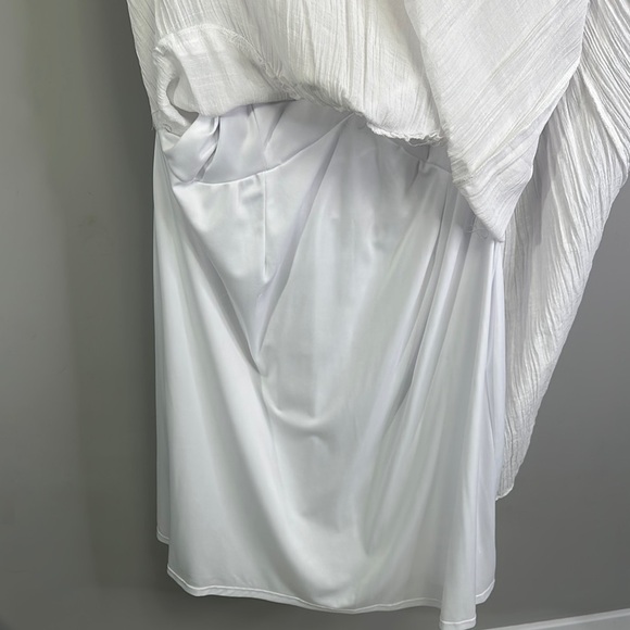 Ny Collection - Elegant White Sleeveless Dress - Picture 5 of 5